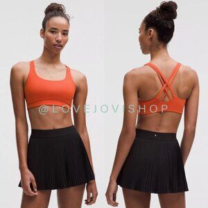 Athleisure | Lululemon Energy Sports Bra | Sunburst Orange | Activewear Coral 6